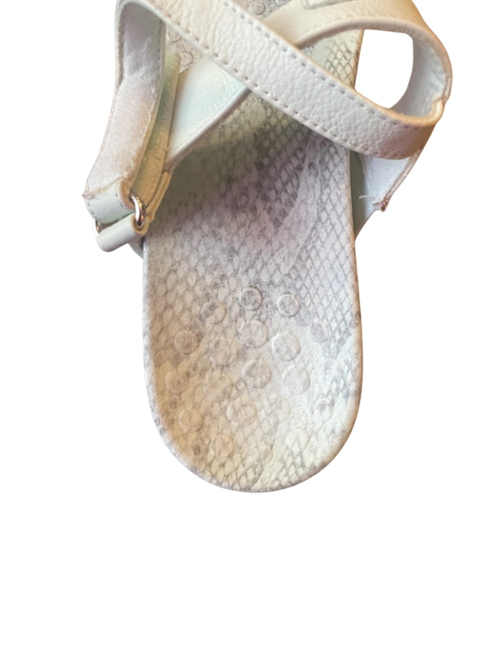 Vionic Tala Orthotic Sandals Women’s 7.5 (38.5 EU) Mint Green Leather Snakeskin - Picture 7 of 12